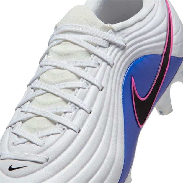 Blue/Wht/Pink - Nike - Tiempo Academy Adults Firm Ground Football Boots