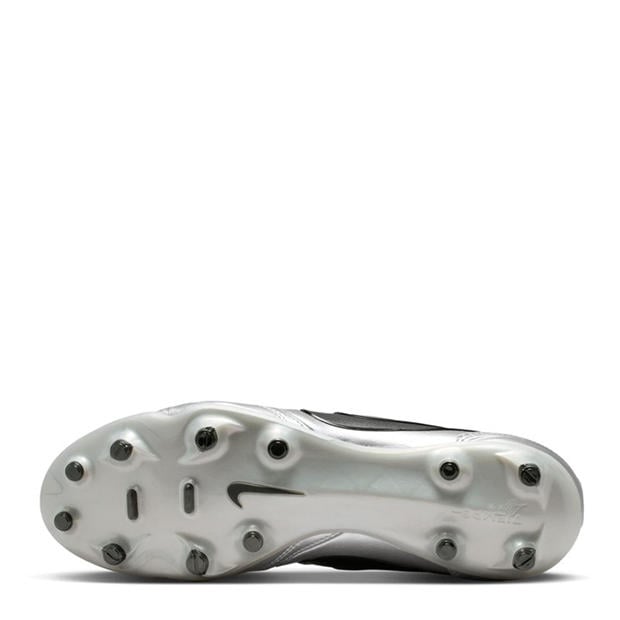 Silver/Black - Nike - Mens Nike Tiempo Ligera Pro Firm Ground Football Boots
