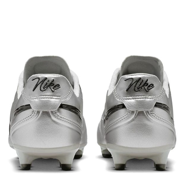 Silver/Black - Nike - Mens Nike Tiempo Ligera Pro Firm Ground Football Boots