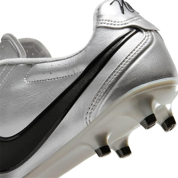 Silver/Black - Nike - Mens Nike Tiempo Ligera Pro Firm Ground Football Boots
