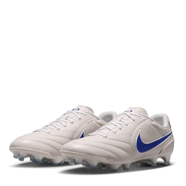 White/Blue - Nike - Mens Nike Tiempo Ligera Pro Firm Ground Football Boots