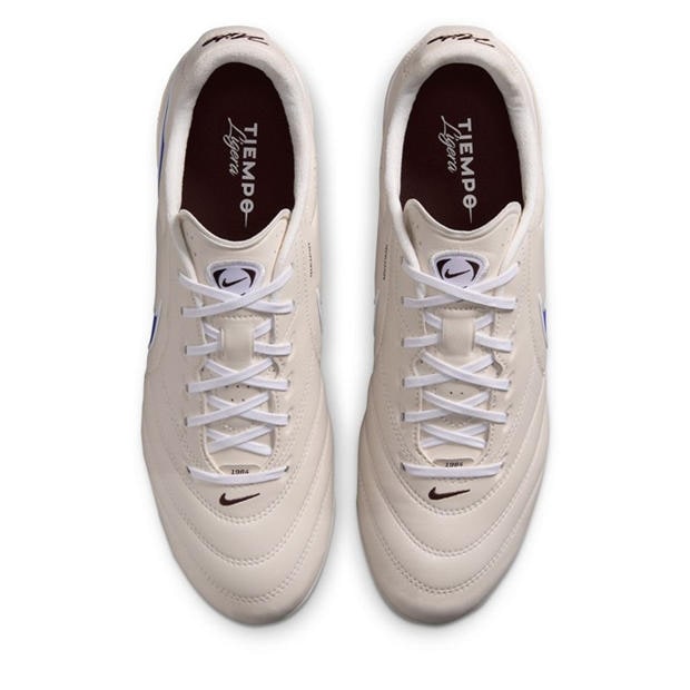 White/Blue - Nike - Mens Nike Tiempo Ligera Pro Firm Ground Football Boots