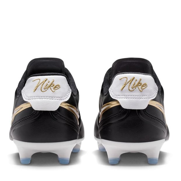 Blk/Wht/Gold - Nike - Mens Nike Tiempo Ligera Pro Firm Ground Football Boots