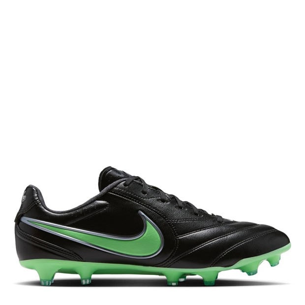 Black/Green - Nike - Mens Nike Tiempo Ligera Pro Firm Ground Football Boots