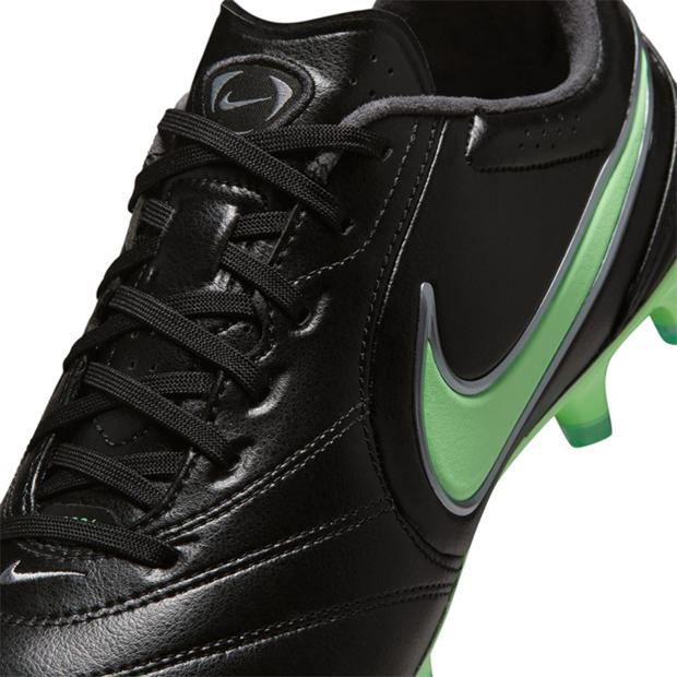 Black/Green - Nike - Mens Nike Tiempo Ligera Pro Firm Ground Football Boots