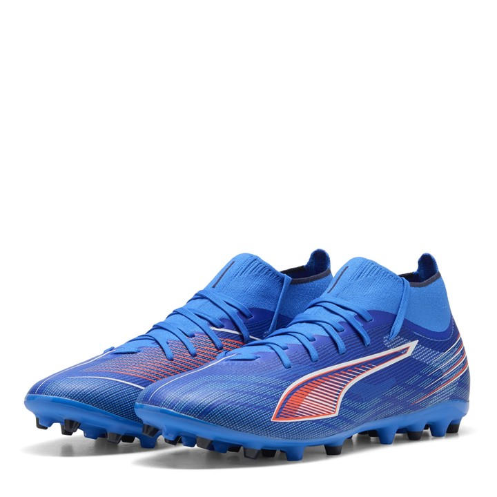Puma Men's Blue Ultra 6 Match+ Mg Firm Ground Football Boots in Size 7.5, Sports Direct