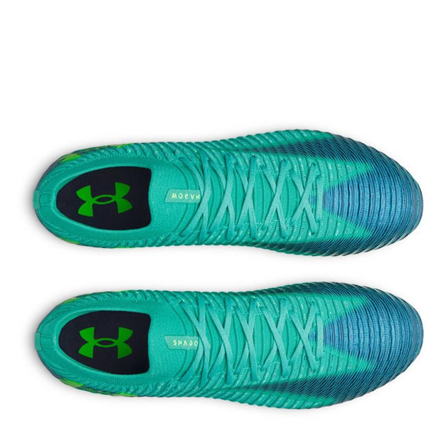 Green/Turquoise - Under Armour - Men's Shadow .1 Firm Ground Football Boots