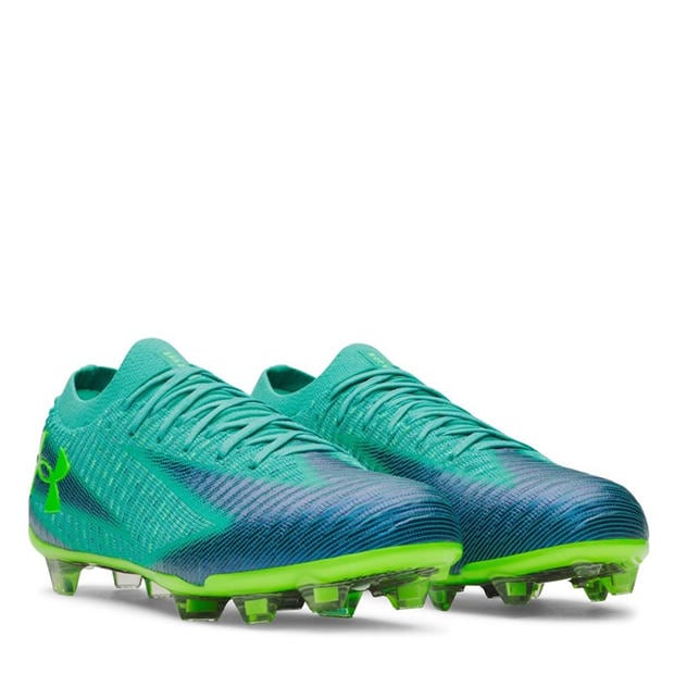 Green/Turquoise - Under Armour - Men's Shadow .1 Firm Ground Football Boots