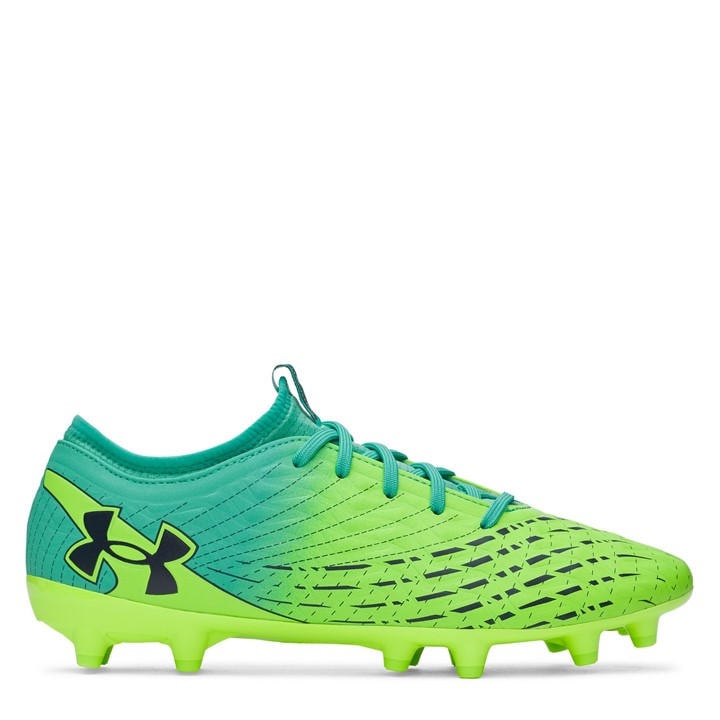 Under Armour Men's Green Magnetico .3 Firm Ground Football Boots in Size 7, Sports Direct