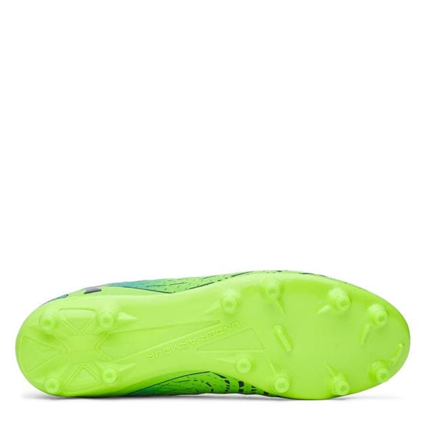 Green/Turquoise - Under Armour - Men's Magnetico .3 Firm Ground Football Boots