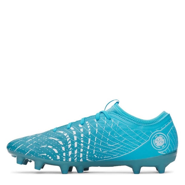 Blue/White - Under Armour - Men's Magnetico .3 Firm Ground Football Boots