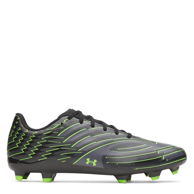 Black/Green - Under Armour - Mens Under Armour Shadow .3 Firm Ground Football Boots