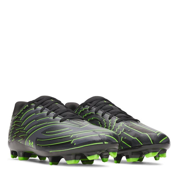 Black/Green - Under Armour - Mens Under Armour Shadow .3 Firm Ground Football Boots
