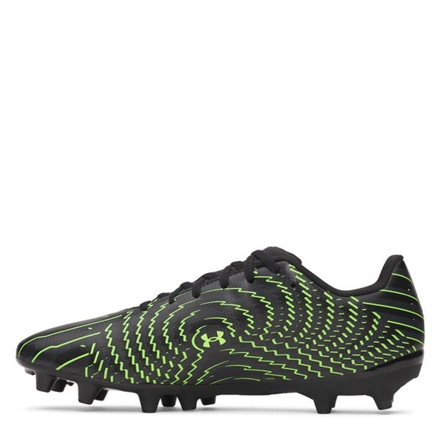 Black/Green - Under Armour - Mens Under Armour Shadow .4 Firm Ground Football Boots