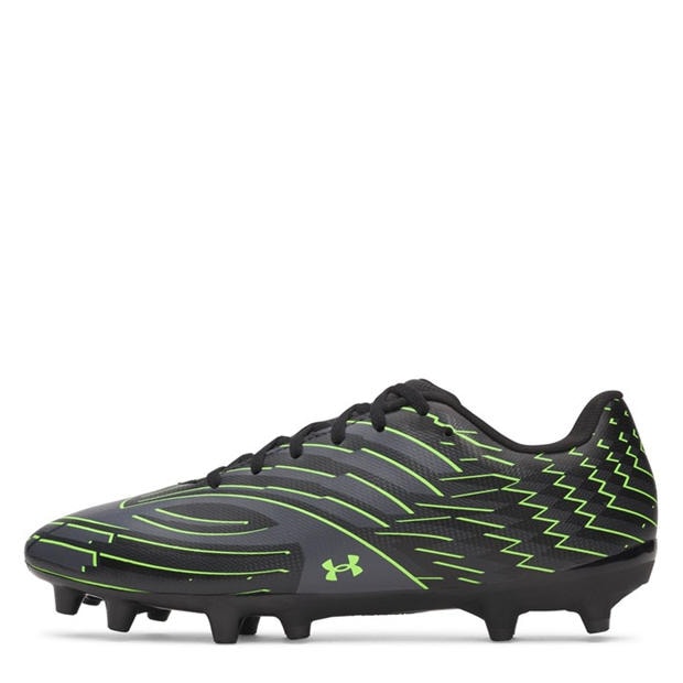 Black/Green - Under Armour - Mens Under Armour Shadow .4 Firm Ground Football Boots