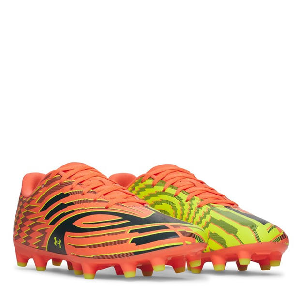 Orange/Black - Under Armour - Mens Under Armour Shadow .4 Firm Ground Football Boots