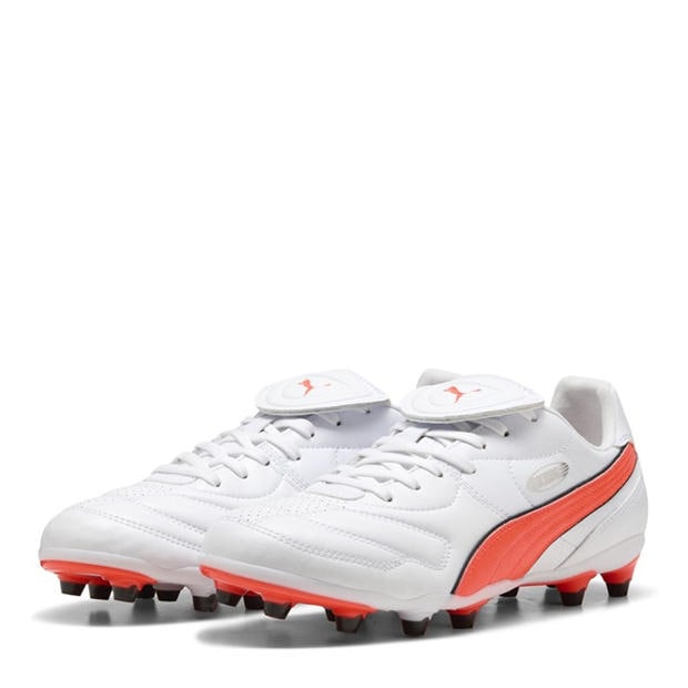 Puma White - Puma - Men's Liga Firm Ground Football Boots