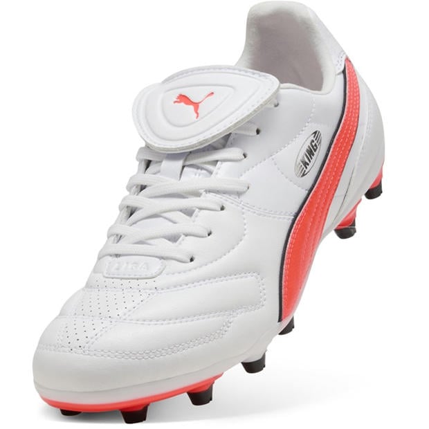 Puma White - Puma - Men's Liga Firm Ground Football Boots