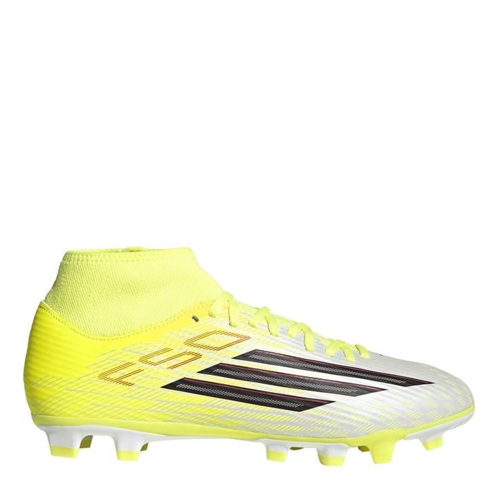 Adidas Men's Yellow Addias F50 Club Mid Cut Firm Ground Football Boots in Size 9.5, Sports Direct