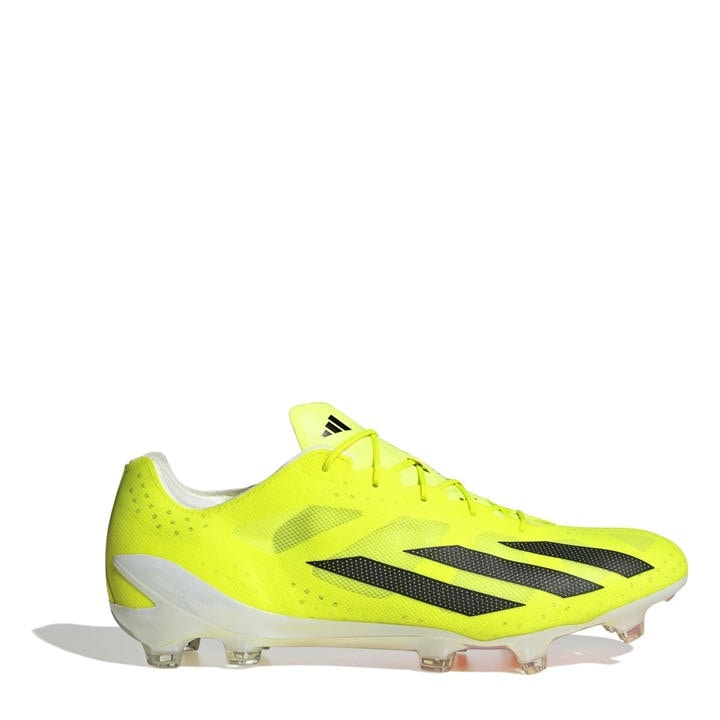 Adidas Men's Yellow X Crazyfast+ Firm Ground Football Boots in Size 12, Sports Direct