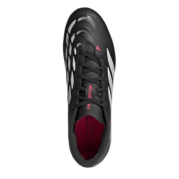 Black/Red - adidas - Mens adidas Predator Club Firm Ground Football Boots