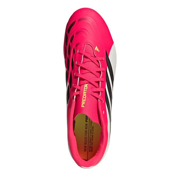 Red/Blk/White - adidas - Mens adidas Predator Club Firm Ground Football Boots