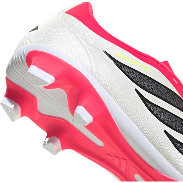 Red/Blk/White - adidas - Mens adidas Predator Club Firm Ground Football Boots