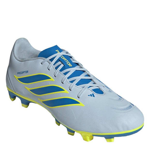Blue/Yellow - adidas - Mens adidas Predator Club Firm Ground Football Boots