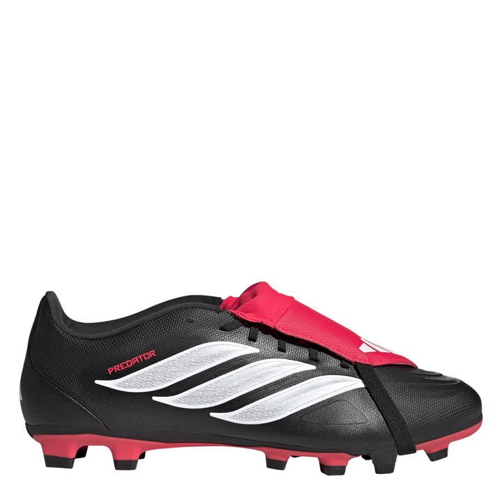 Adidas Men's Black Predator Fold-Over Tongue Club Firm Ground Football Boots in Size 10.5, Sports Direct