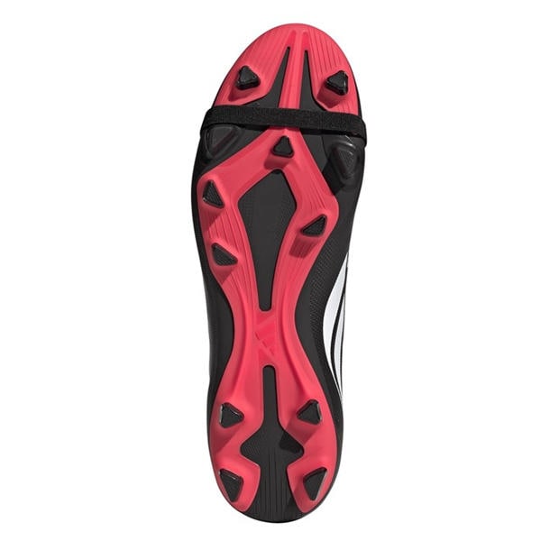 Black/Red - adidas - Mens adidas Predator Fold-Over Tongue Club Firm Ground Football Boots