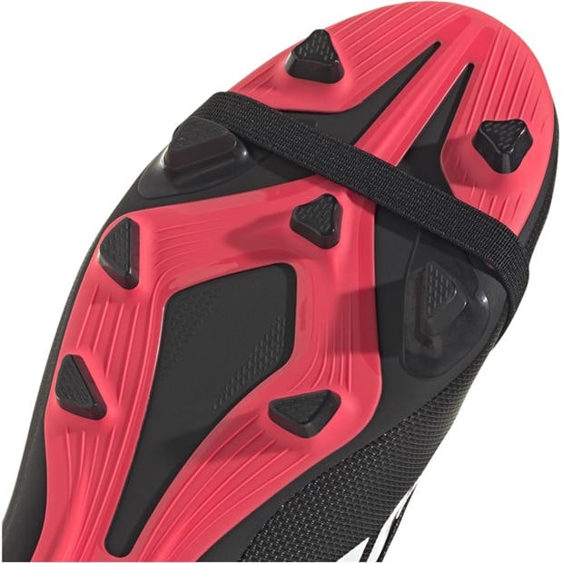 Black/Red - adidas - Mens adidas Predator Fold-Over Tongue Club Firm Ground Football Boots