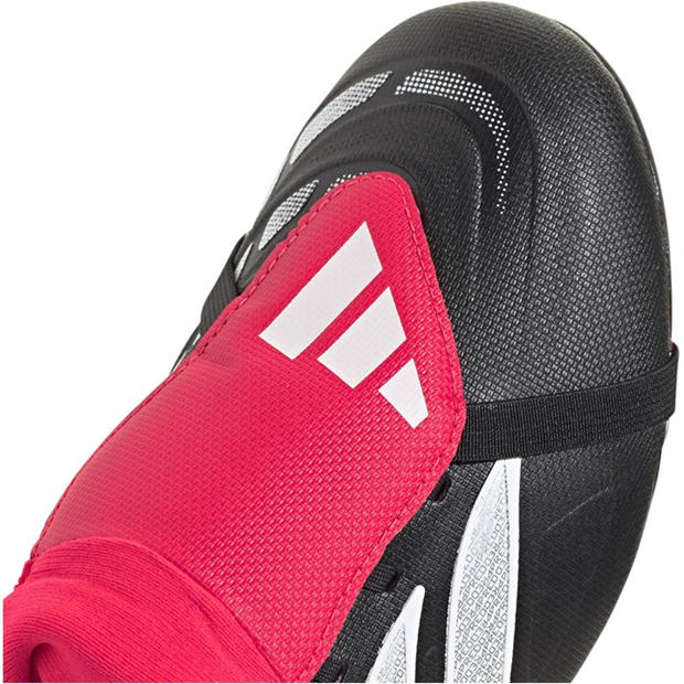 Black/Red - adidas - Mens adidas Predator Fold-Over Tongue Club Firm Ground Football Boots