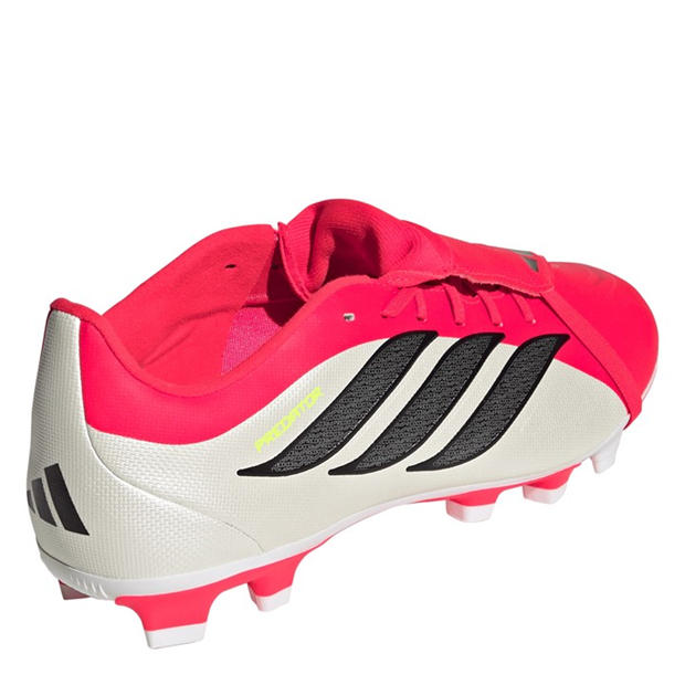 Red/Blk/White - adidas - Mens adidas Predator Fold-Over Tongue Club Firm Ground Football Boots