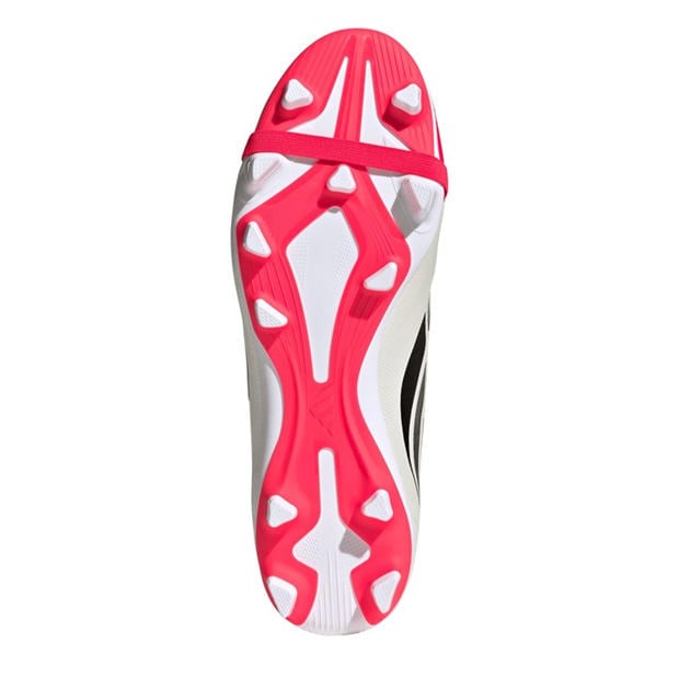 Red/Blk/White - adidas - Mens adidas Predator Fold-Over Tongue Club Firm Ground Football Boots