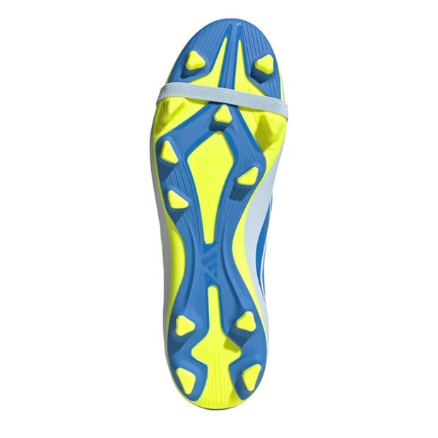 Blue/Yellow - adidas - Mens adidas Predator Fold-Over Tongue Club Firm Ground Football Boots