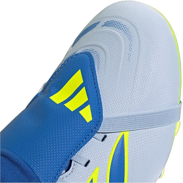 Blue/Yellow - adidas - Mens adidas Predator Fold-Over Tongue Club Firm Ground Football Boots