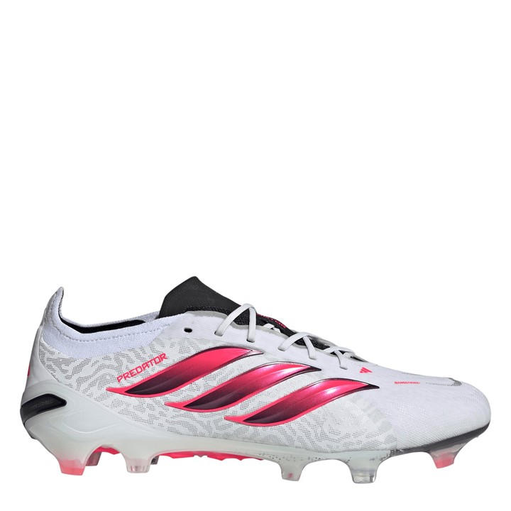 Adidas Men's White Predator Elite Firm Ground Football Boots in Size 11, Sports Direct