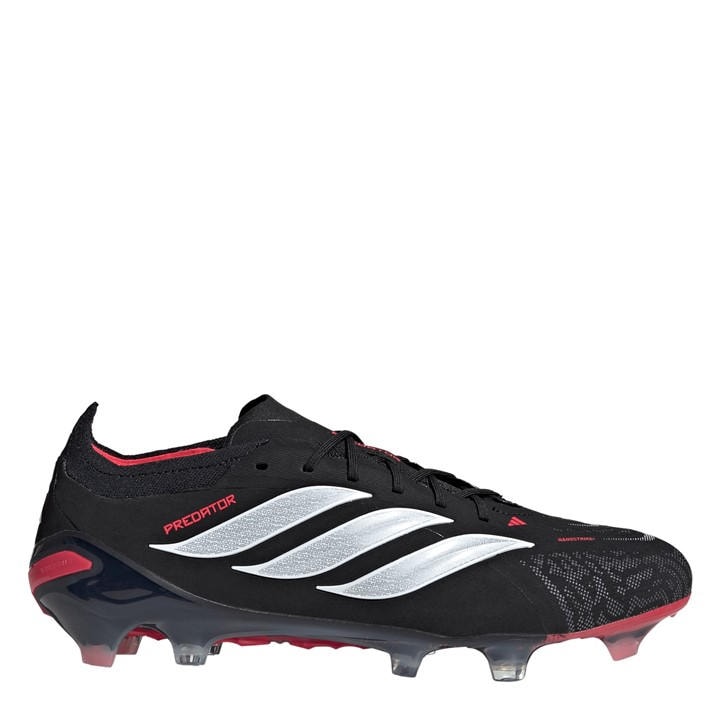 Adidas Men's Black Predator Elite Firm Ground Football Boots in Size 7.5, Sports Direct