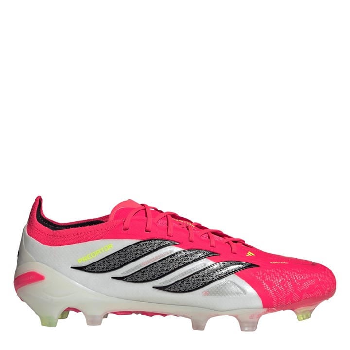 Adidas Men's Red Predator Elite Firm Ground Football Boots in Size 10.5, Sports Direct
