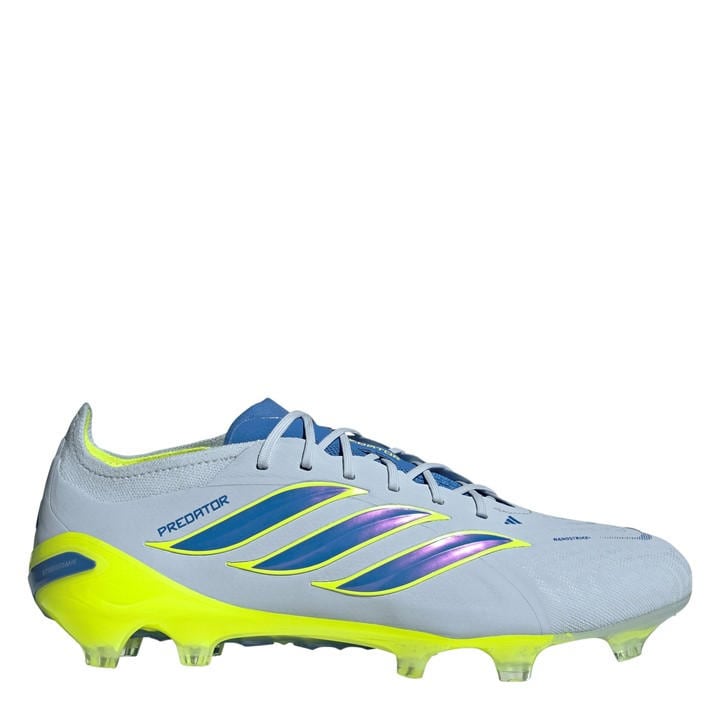 Adidas Men's Blue Predator Elite Firm Ground Football Boots in Size 10, Sports Direct