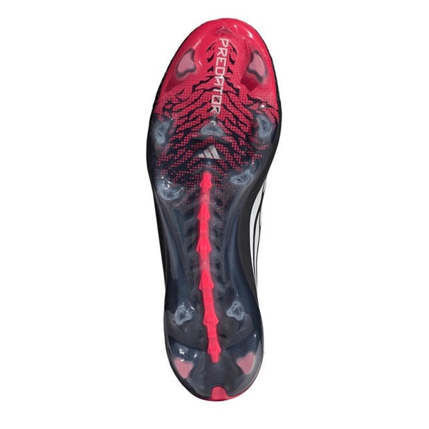 Black/Red - adidas - Mens adidas Predator Elite Laceless Firm Ground Football Boots