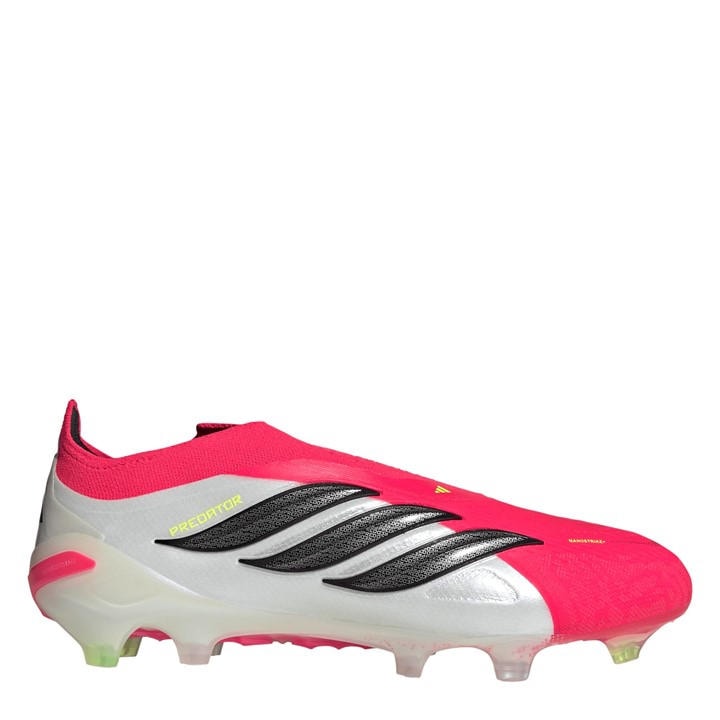 Adidas Men's Red Predator Elite Laceless Firm Ground Football Boots in Size 9.5, Sports Direct