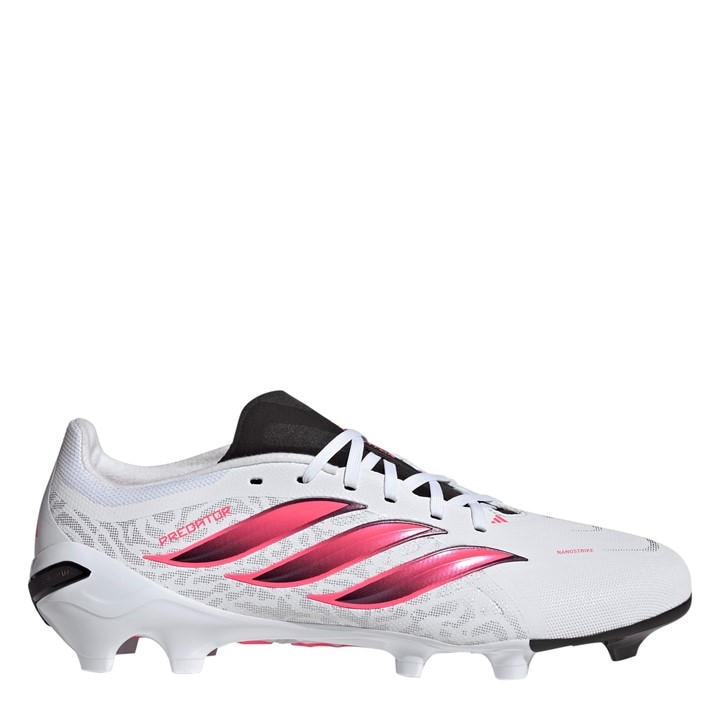 Adidas Men's White Predator League Firm Ground Football Boots in Size 10, Sports Direct