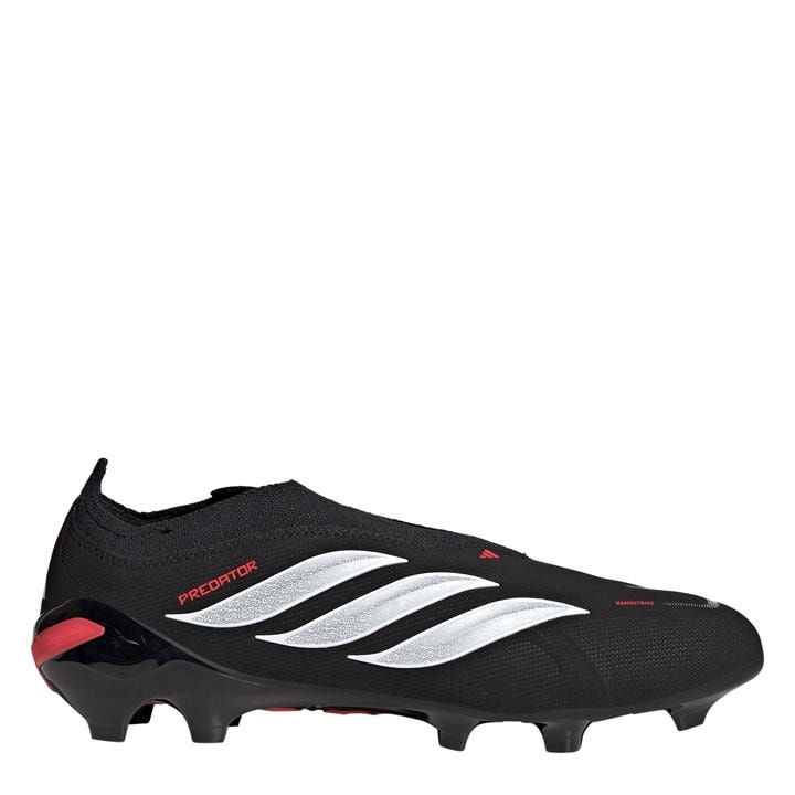 Adidas Men's Black Predator League Laceless Firm Ground Football Boots in Size 11.5, Sports Direct