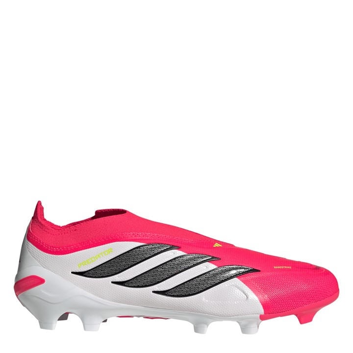 Adidas Men's Red Predator League Laceless Firm Ground Football Boots in Size 9, Sports Direct