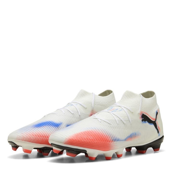 Puma Men's White Future 8 Pro Artificial Ground Football Boots in Size 10.5, Sports Direct