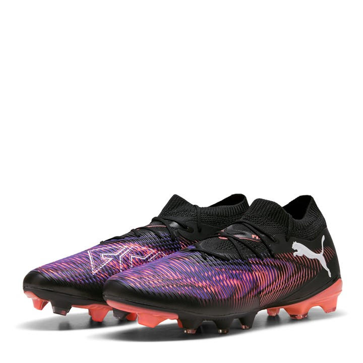 Puma Men's Black Future 8 Match Firm Ground Football Boots in Size 10.5, Sports Direct
