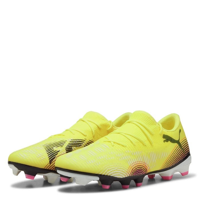 Puma Unisex Future 8 Match Artificial Ground Football Boots Yellow Size 9 (43) - Image 3