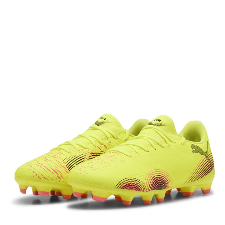 Puma Men's Yellow Future  Play Artificial Ground Football Boots in Size 8, Sports Direct