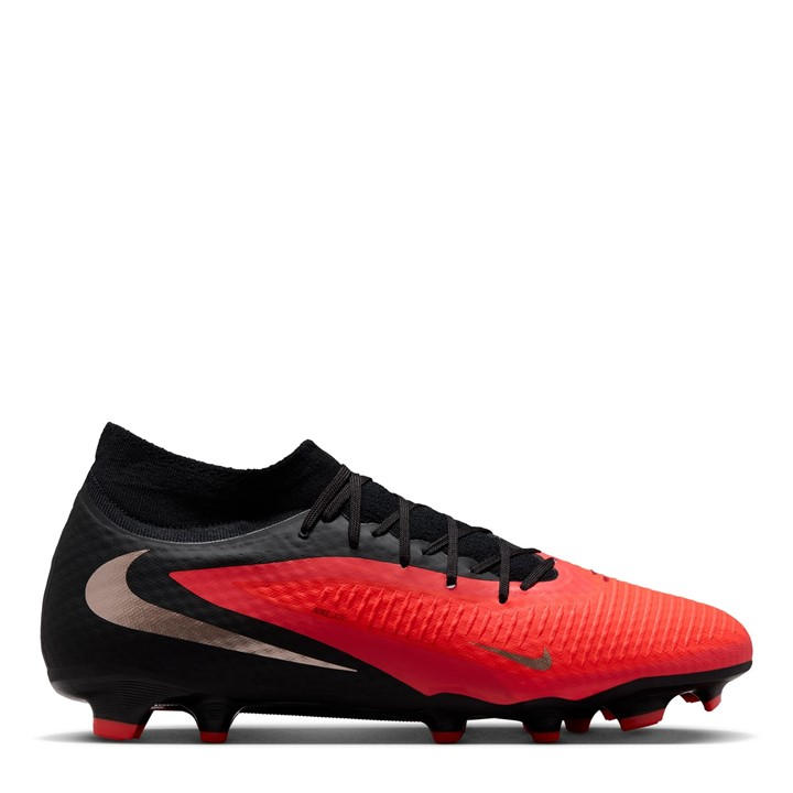 Nike Men's Red Phantom 6 Academy Firm Ground Football Boots in Size 11, Sports Direct